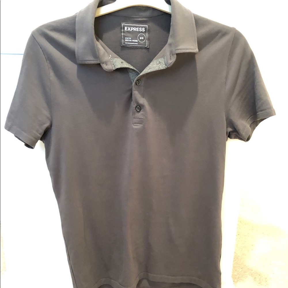 Express Moisture Wicking Slim Stretch Polo